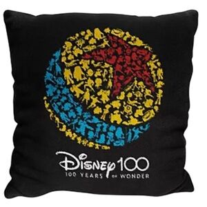 Disney Pillow 100 Years of Wonder Woven Jacquard Pillow 20” x 20” New in Package